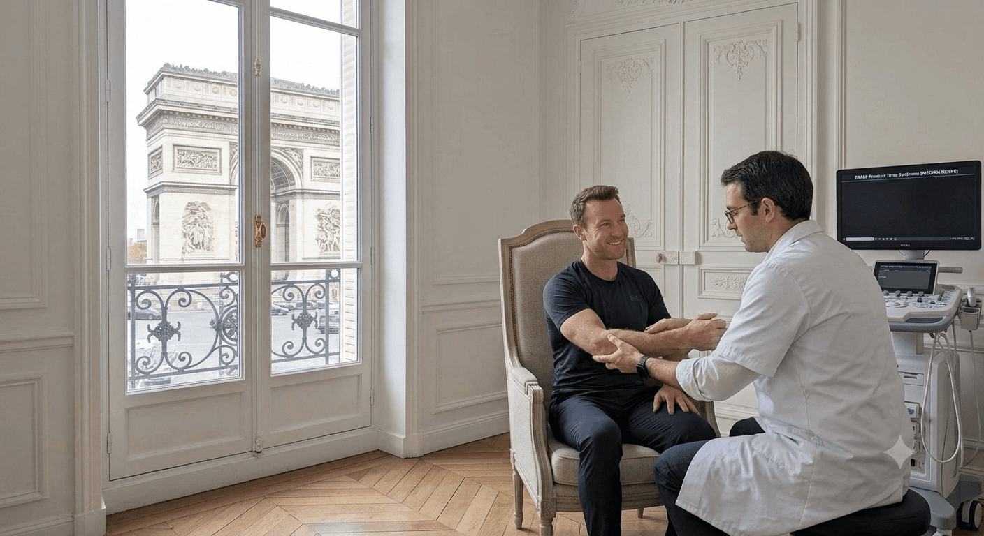 Syndrome du rond pronateur et EMG : symptômes, diagnostic et solutions à Paris